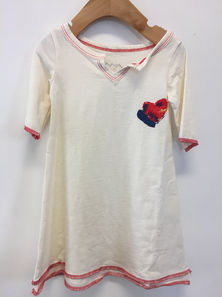 Organic Cotton Dress - Heart