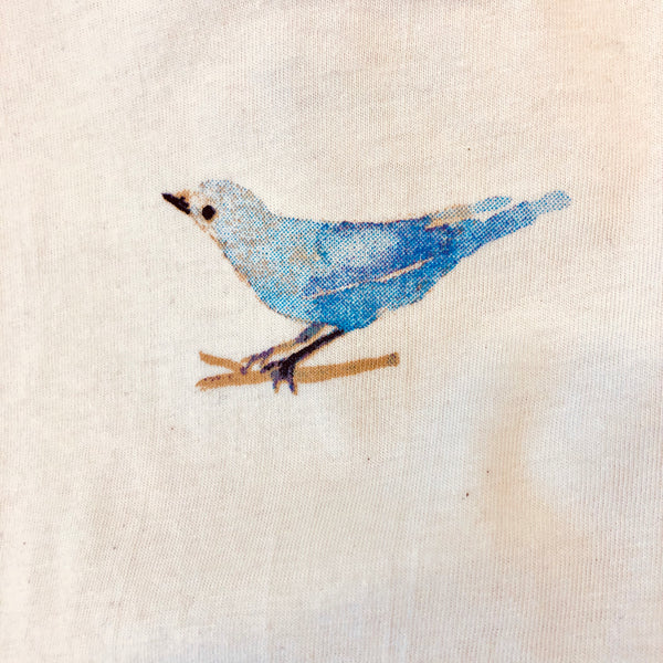 New Double-Stitched T-Shirt - Blue Bird