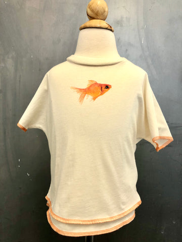 New Double-Stitched T-Shirt - Goldfish