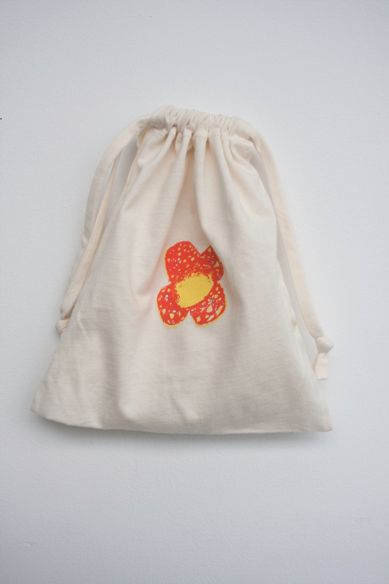 Kids Pouch - Orange Flower