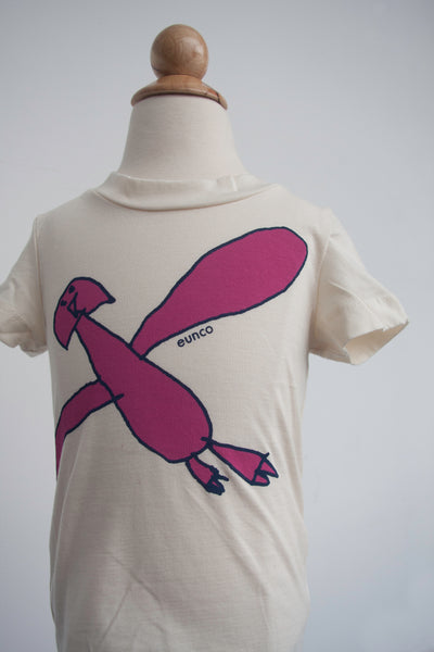 T-Shirt Long-sleeve - Purple Bird